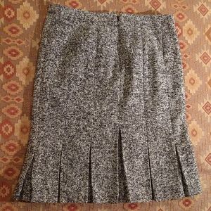 Ann Taylor Loft Gored wool skirt